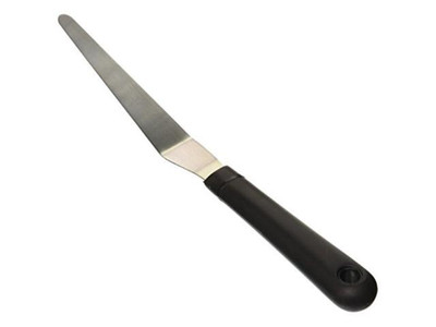 Fat Daddio's SPAT-TPROS 9&quot; L x 0.88&quot; W Stainless Steel Tapered Offset Decorating Spatula