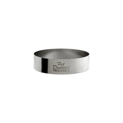 Fat Daddio's SSRD-27575 2.56 Oz. Stainless Steel 18 Gauge Round Pastry Ring