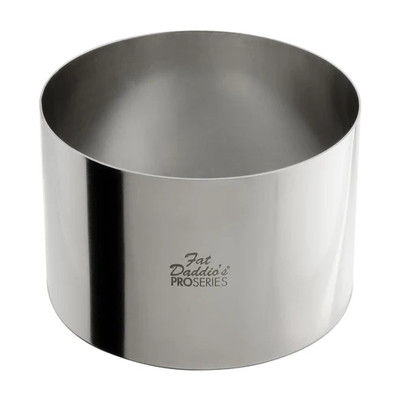 Fat Daddio's SSRD-5030 32 Oz. Stainless Steel 18 Gauge Round Pastry Ring