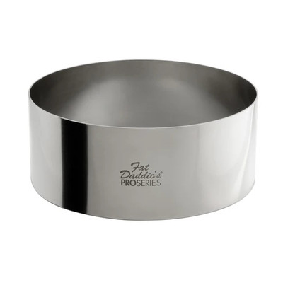 Fat Daddio's SSRD-5020 21.76 Oz. Stainless Steel 18 Gauge Round Pastry Ring