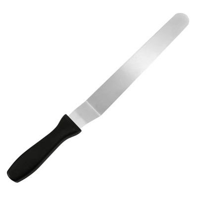 Fat Daddio's SPAT-10OS SPAT-TPROS 15.25" L x 1.5" W Stainless Steel Offset Decorating Spatula