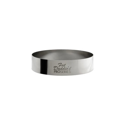 Fat Daddio's SSRD-3075 2.56 Oz. Stainless Steel 18 Gauge Round Pastry Ring