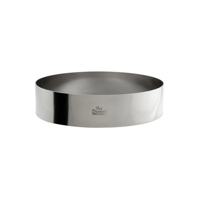 Fat Daddio's SSRD-8020 56.32 Oz. Stainless Steel 18 Gauge Round Pastry Ring