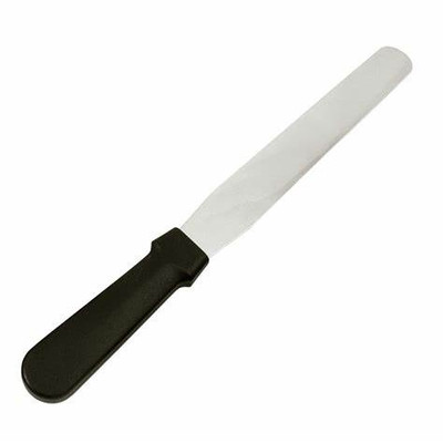 Fat Daddio's SPAT-8S 13.38&quot; L x 1.5&quot; W Stainless Steel Straight Decorating Spatula