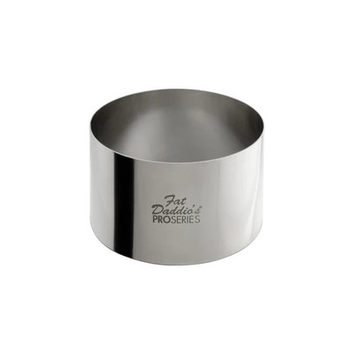 Fat Daddio's SSRD-3175 6.4 Oz. Stainless Steel 18 Gauge Round Pastry Ring