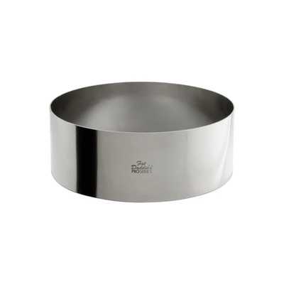 Fat Daddio's SSRD-8030 83.2 Oz. Stainless Steel 18 Gauge Round Pastry Ring