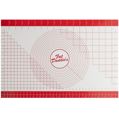 Fat Daddio's SFM-2436 24" W x 36" L Large Silicone Work Surface and Decorating Mat with Measurement Grid