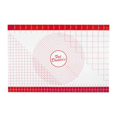Fat Daddio's SFM-2436 24" W x 36" L Large Silicone Work Surface and Decorating Mat with Measurement Grid