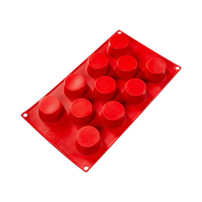 Fat Daddio's SMF-022 1.05 Oz. Silicone 11-Compartment Muffin Baking Molds