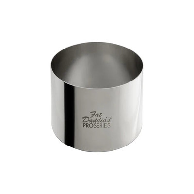Fat Daddio's SSRD-3020 7.68 Oz. Stainless Steel 18 Gauge Round Pastry Ring