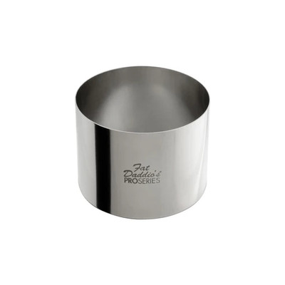 Fat Daddio's SSRD-32375 8.96 Oz. Stainless Steel 18 Gauge Round Pastry Ring