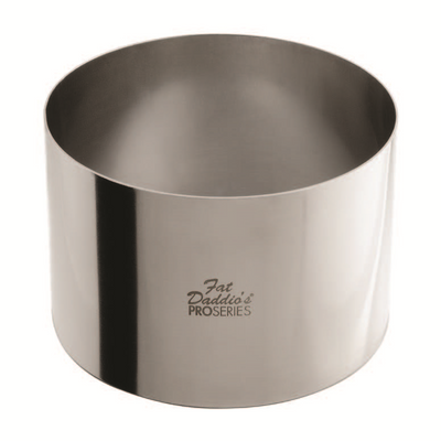 Fat Daddio's SSRD-275175 5.12 Oz. Stainless Steel 18 Gauge Round Pastry Ring