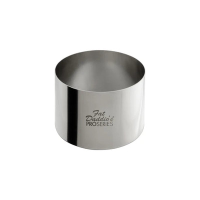 Fat Daddio's SSRD-275175 5.12 Oz. Stainless Steel 18 Gauge Round Pastry Ring