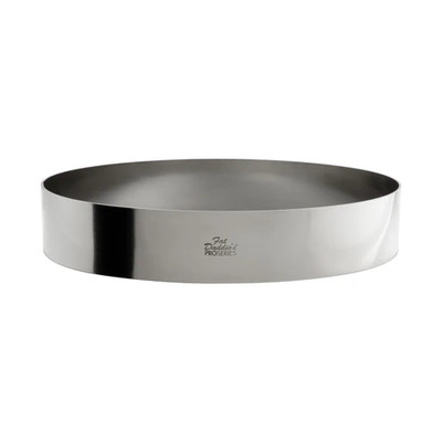 Fat Daddio's SSRD-1020 87.04 Oz. Stainless Steel 18 Gauge Round Pastry Ring