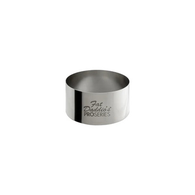 Fat Daddio's SSRD-2010 1.28 Oz. Stainless Steel 18 Gauge Round Pastry Ring
