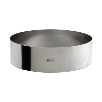 Fat Daddio's SSRD-1030 130.6 Oz. Stainless Steel 18 Gauge Round Pastry Ring