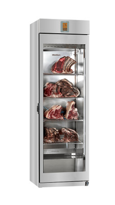 Omcan USA 47117 176.37 Lbs. Stainless Steel Free-Standing Salubrino 2.0 Preserving and Aging Cabinet - 115 Volts 510 Watts