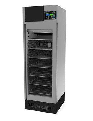 Omcan USA 49002 28.7" W 304 Stainless Steel Pesciugatore Fish Curing Cabinet - 220 Volts