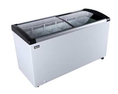 Omcan USA 47754 9.3 Cu. Ft. Aluminum Interior Ice Cream Freezer - 110-120 Volts