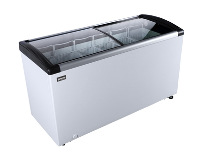 Omcan USA 47754 9.3 Cu. Ft. Aluminum Interior Ice Cream Freezer - 110-120 Volts