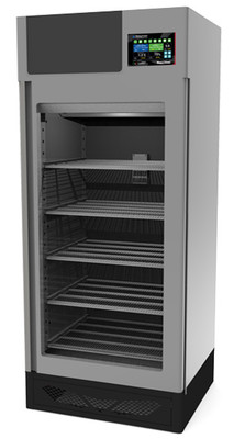 Omcan USA 40299 49.44 Cu.Ft. Stainless Steel Maturmeat 150 Meat Aging Cabinet - 220 Volts