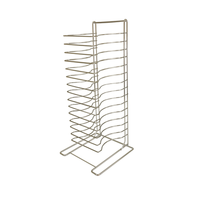 Thunder Group CRPT1015 12" x 12" W Chrome Plated Steel Pizza Pan Rack