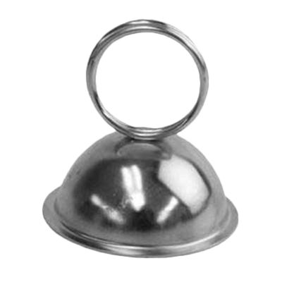 Thunder Group SLRMH003 Stainless Steel 3 Ring Wire Loop Menu Clip