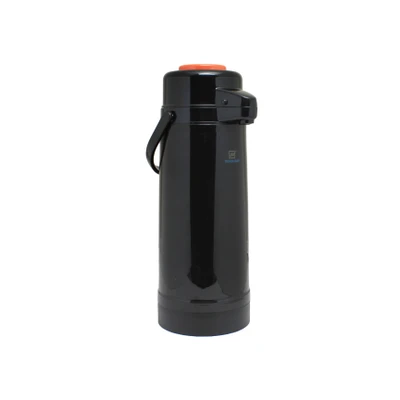 Thunder Group APPG022D 74 Oz. Plastic Orange Push Button Top Airpot
