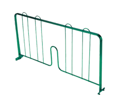 Thunder Group CMDE018 18" L Green Epoxy Coated Shelf Divider