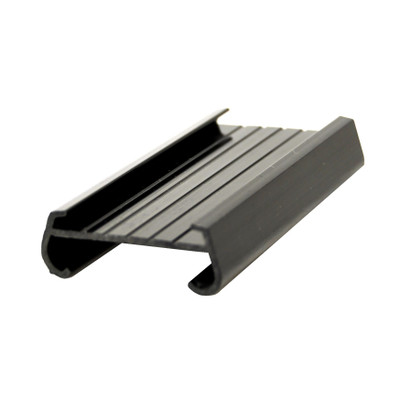 Thunder Group PLSL003BK 3" L Black Plastic Shelf Label