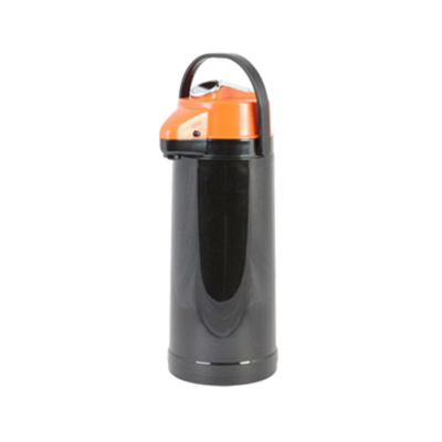 Thunder Group APLG022D 74 Oz. Plastic Orange Push Lever Top Airpot