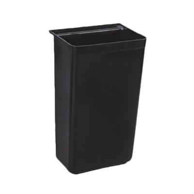 Thunder Group PLBC0013B Black Plastic Bus Cart Trash Bin for PLBC3316 and PLBC4019