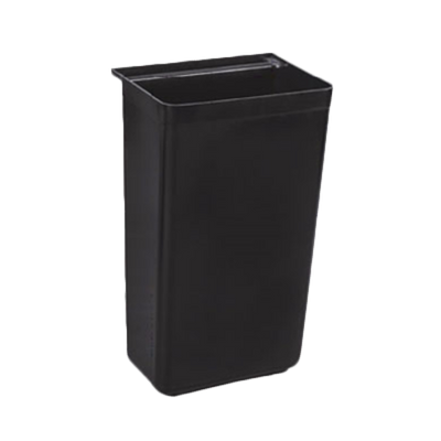 Thunder Group PLBC0013B Black Plastic Bus Cart Trash Bin for PLBC3316 and PLBC4019