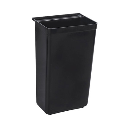 Thunder Group PLBC0013B Black Plastic Bus Cart Trash Bin for PLBC3316 and PLBC4019