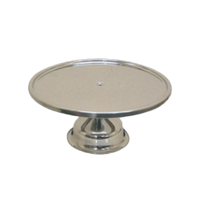 Thunder Group SLCS001 13.25&quot; Dia. Stainless Steel Cake Stand