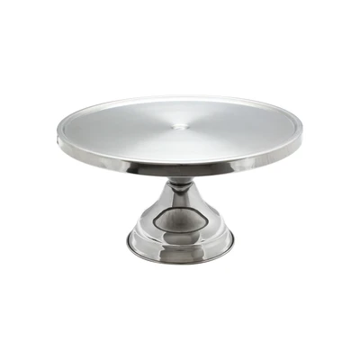 Thunder Group SLCS001 13.25" Dia. Stainless Steel Cake Stand