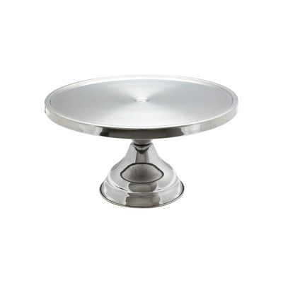 Thunder Group SLCS001 13.25" Dia. Stainless Steel Cake Stand