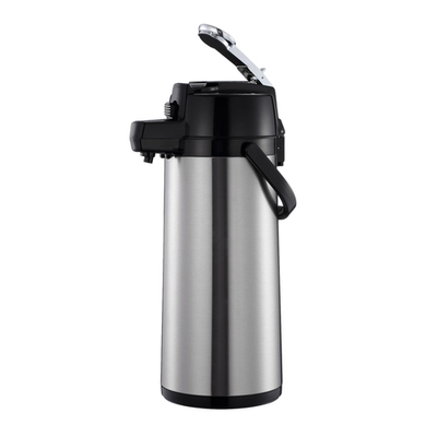 Thunder Group ASLG325 84 Oz. Stainless Steel Glass Lined Airpot