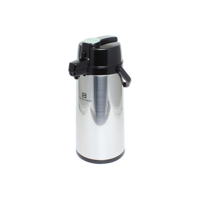 Thunder Group ASLG325 84 Oz. Stainless Steel Glass Lined Airpot