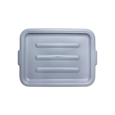 Thunder Group PLBTC001G Gray Polyethylene Bus Box Cover
