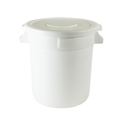 Thunder Group PLTC010WL 10 Gal. White Plastic Round Trash Can Lid