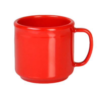 Thunder Group CR9035PR 10 Oz. Pure Red Melamine Mug