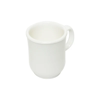 Thunder Group ML901I 8 Oz. NuStone Ivory Melamine with Handle Bulbous Mug