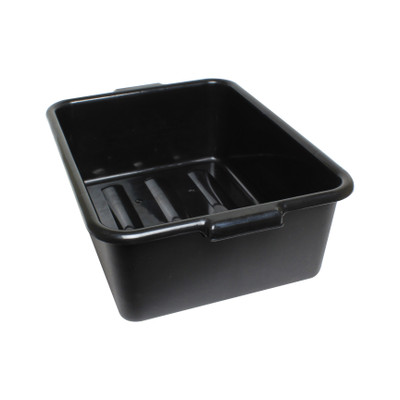 Thunder Group PLBT007B 20.5" W x 15.5" D x 7" H 1 Compartment Black Polyethylene Bus Box