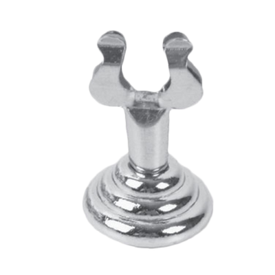 Thunder Group SLMH001 1.5" H Metal Base Harp Style Menu or Card Clip