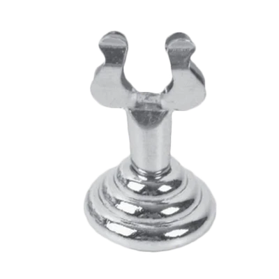 Thunder Group SLMH001 1.5" H Metal Base Harp Style Menu or Card Clip