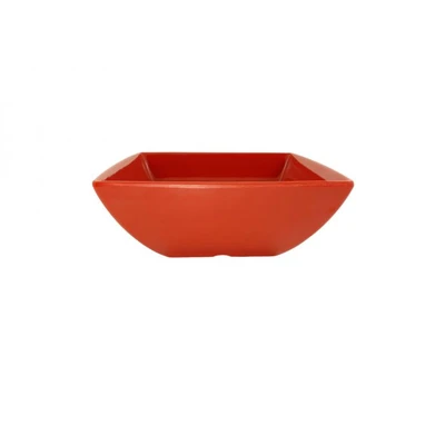 Thunder Group 69007PR 40 Oz. Red Square Melamine Bowl
