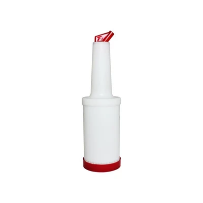 Thunder Group PLSNP01R 1 Qt. Red Plastic Storer and Pour