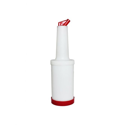 Thunder Group PLSNP01R 1 Qt. Red Plastic Storer and Pour