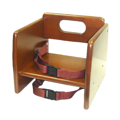 Thunder Group WDTHBS019 Wood Walnut Finish Booster Seat